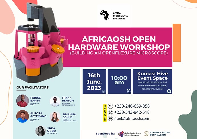 Africaosh open hardware workshop