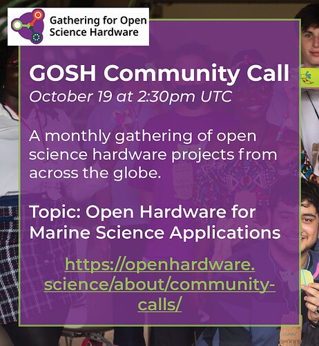 OCTOBER GOSH COMMUNITY CALL