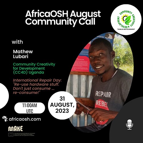 AfricaOSH August Community Call