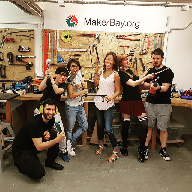MakerBay core team Jan 2018