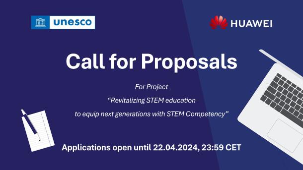 Call for Proposals: Revitalizing STEM education